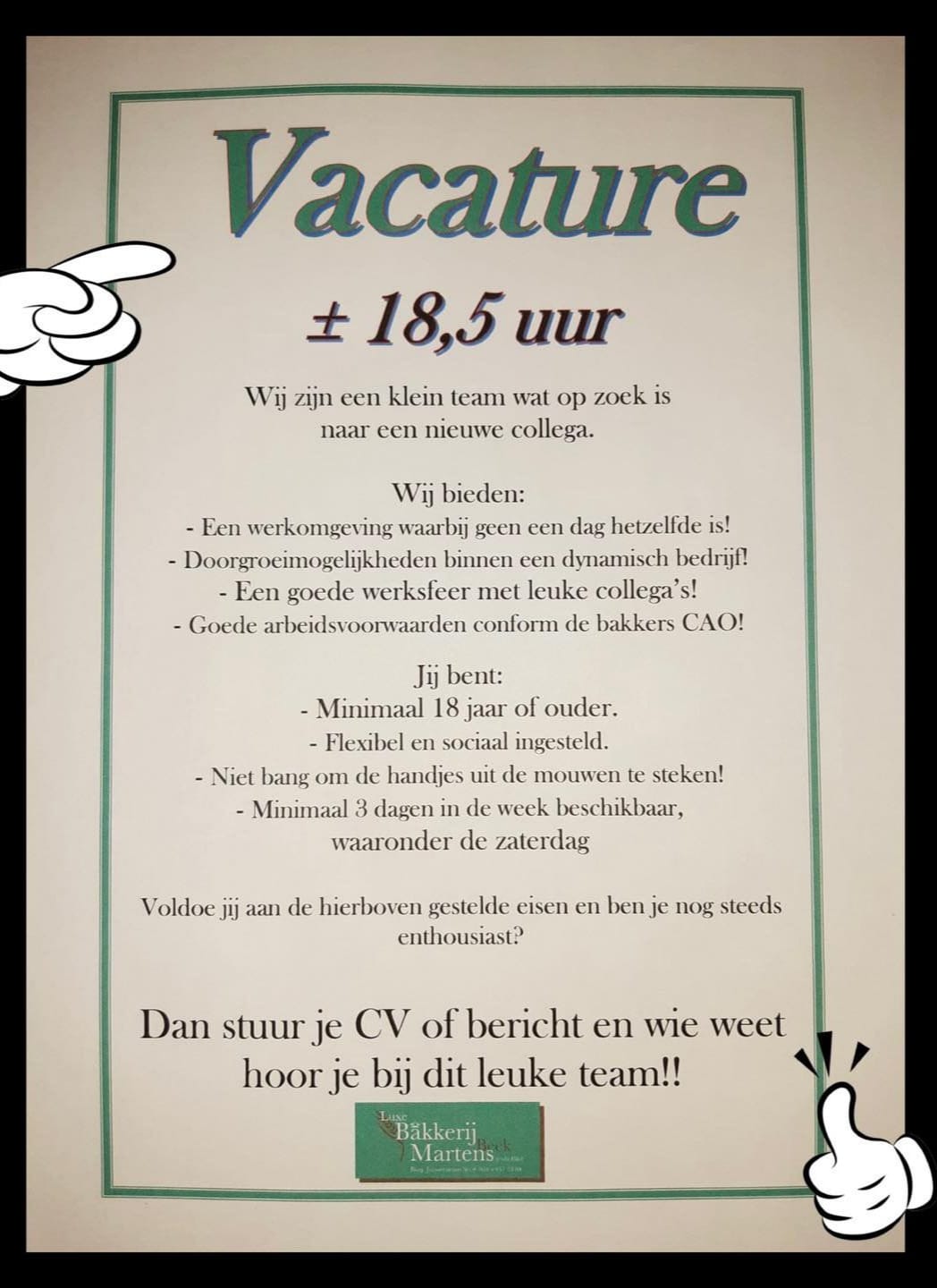 Vacature